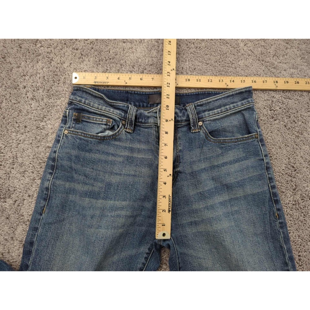 Kancan Jeans Mens 32 Blue Straight‎ Leg Mid Rise Faded Casual - Picture 4 of 8